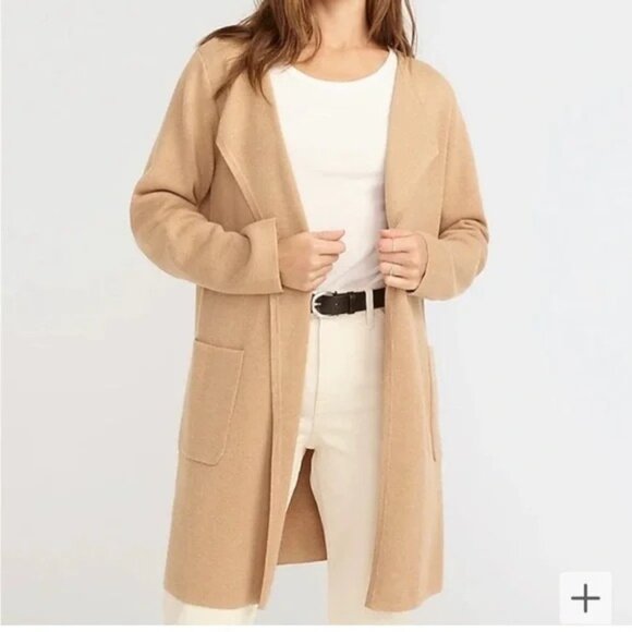 J. Crew Juliette Collarless Open Front Cardigan Sweater Blazer Small - Picture 4 of 13